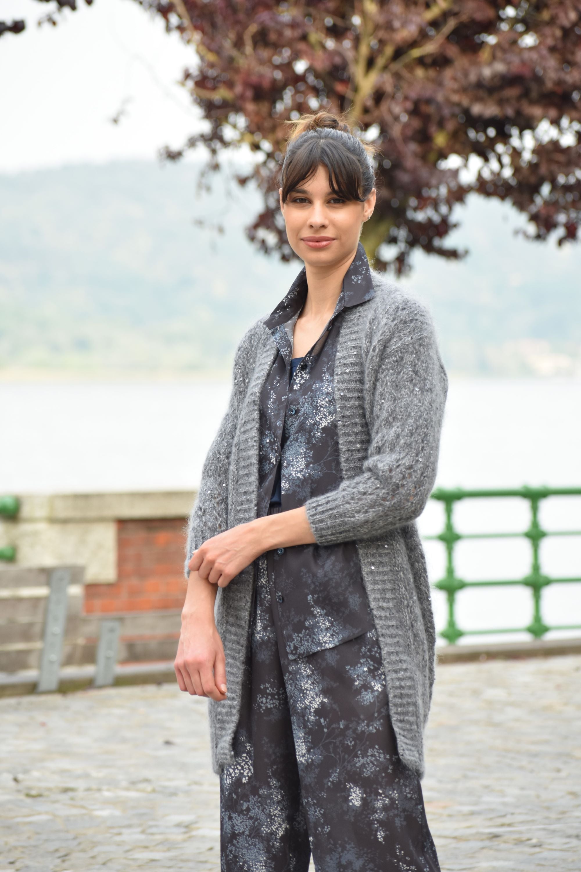 Cardigan in Mohair e Seta Eleventy