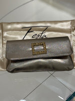 Pochette in Pelle Gold Roberto Festa